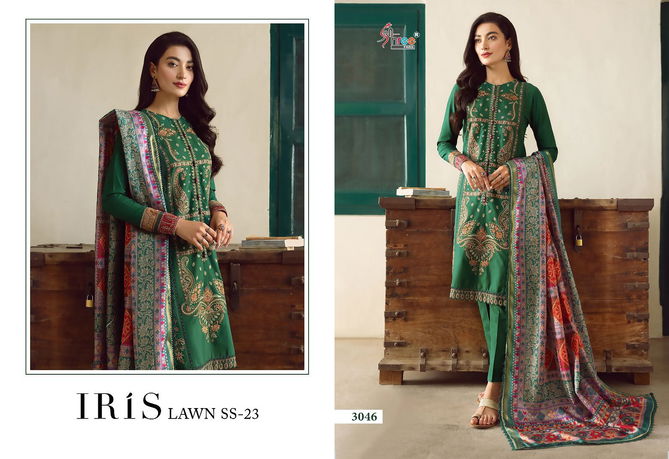 Iris Lawn Ss 23 By Shree 3044-3050 Pakistani Suit Catalog